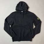 Load image into Gallery viewer, Stone Island Black Cotton Hoodie - Medium
