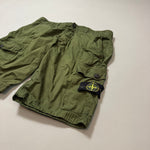 Load image into Gallery viewer, Stone Island Green SL Cargo Shorts - W34
