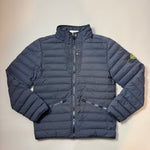 Load image into Gallery viewer, Stone Island Navy Loom Woven Down Chambers Stretch Nylon-Tc Jacket - Medium
