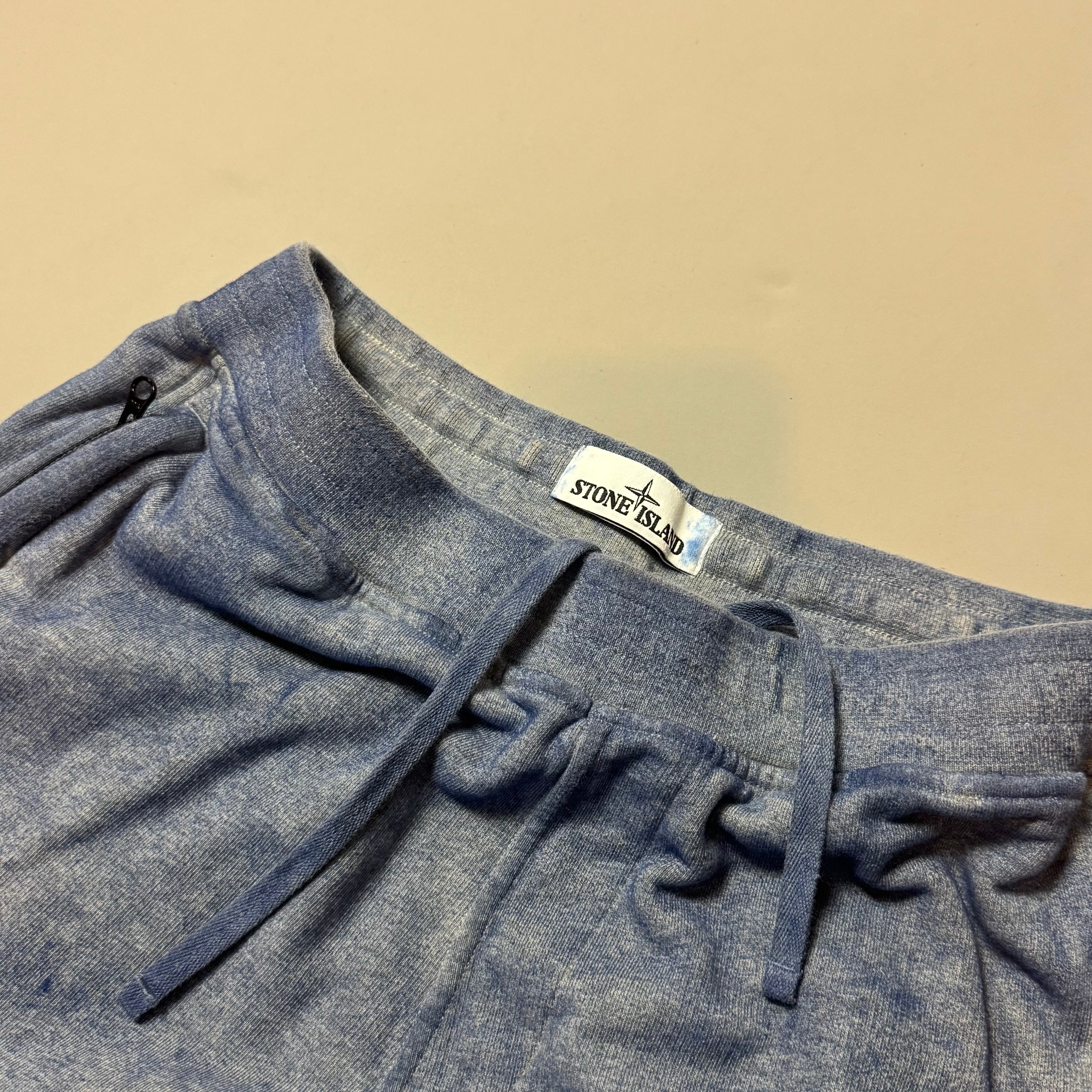 Stone Island Blue Dust Treatment Joggers - Small