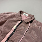 Load image into Gallery viewer, Stone Island Pink Nylon Metal Shimmer Overshirt - XL
