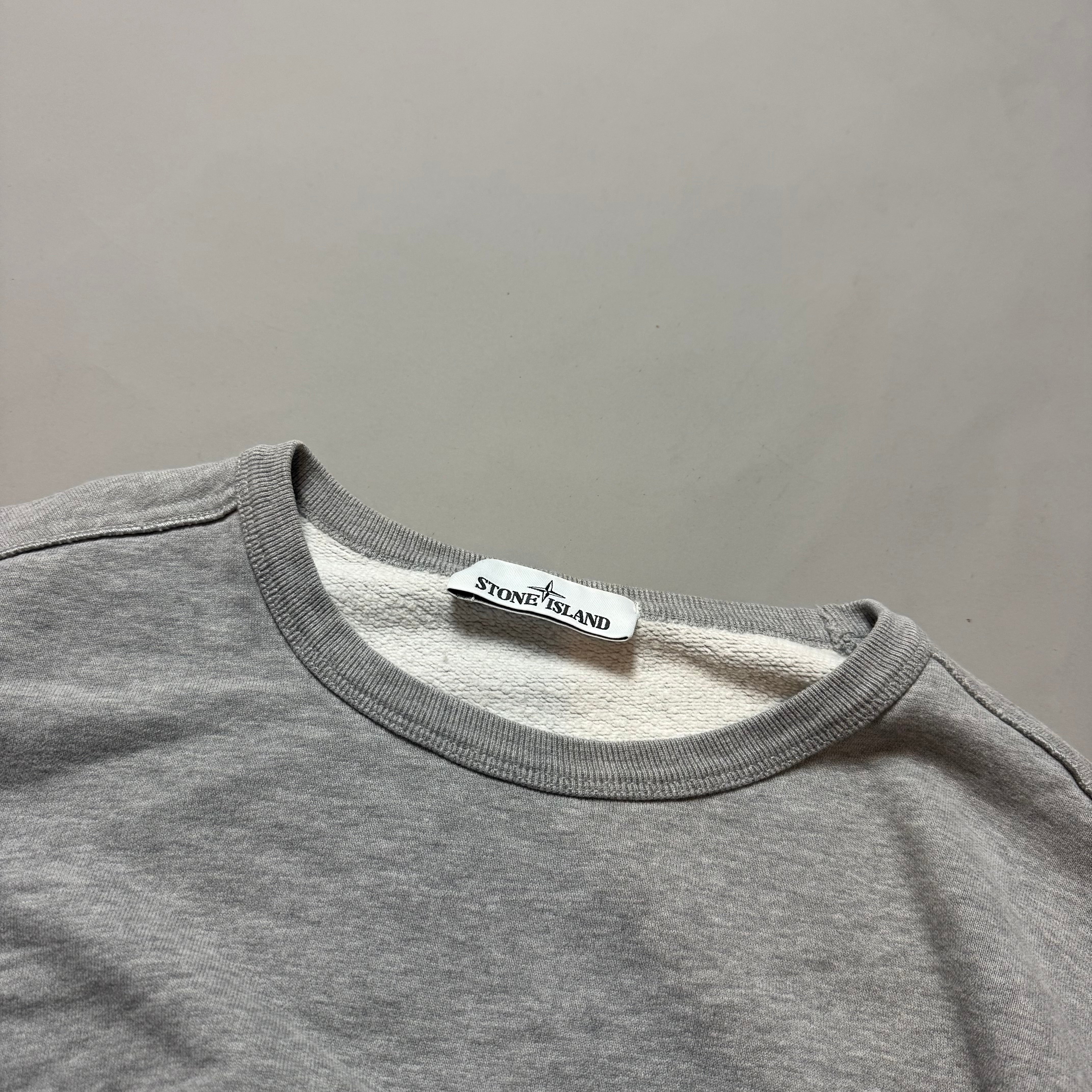 Stone Island Grey Sweatshirt - Large