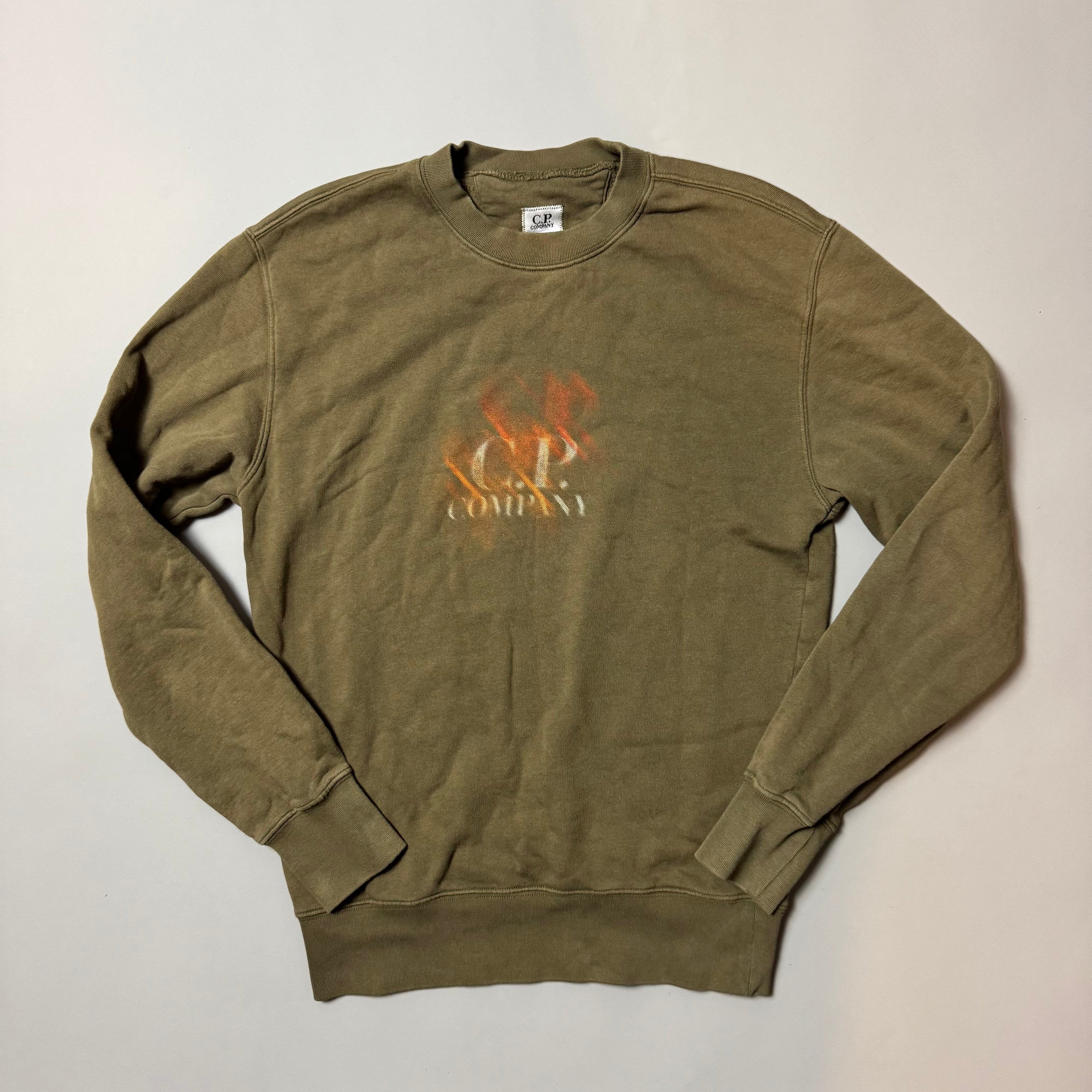 C.P Company Green Sweatshirt - Small