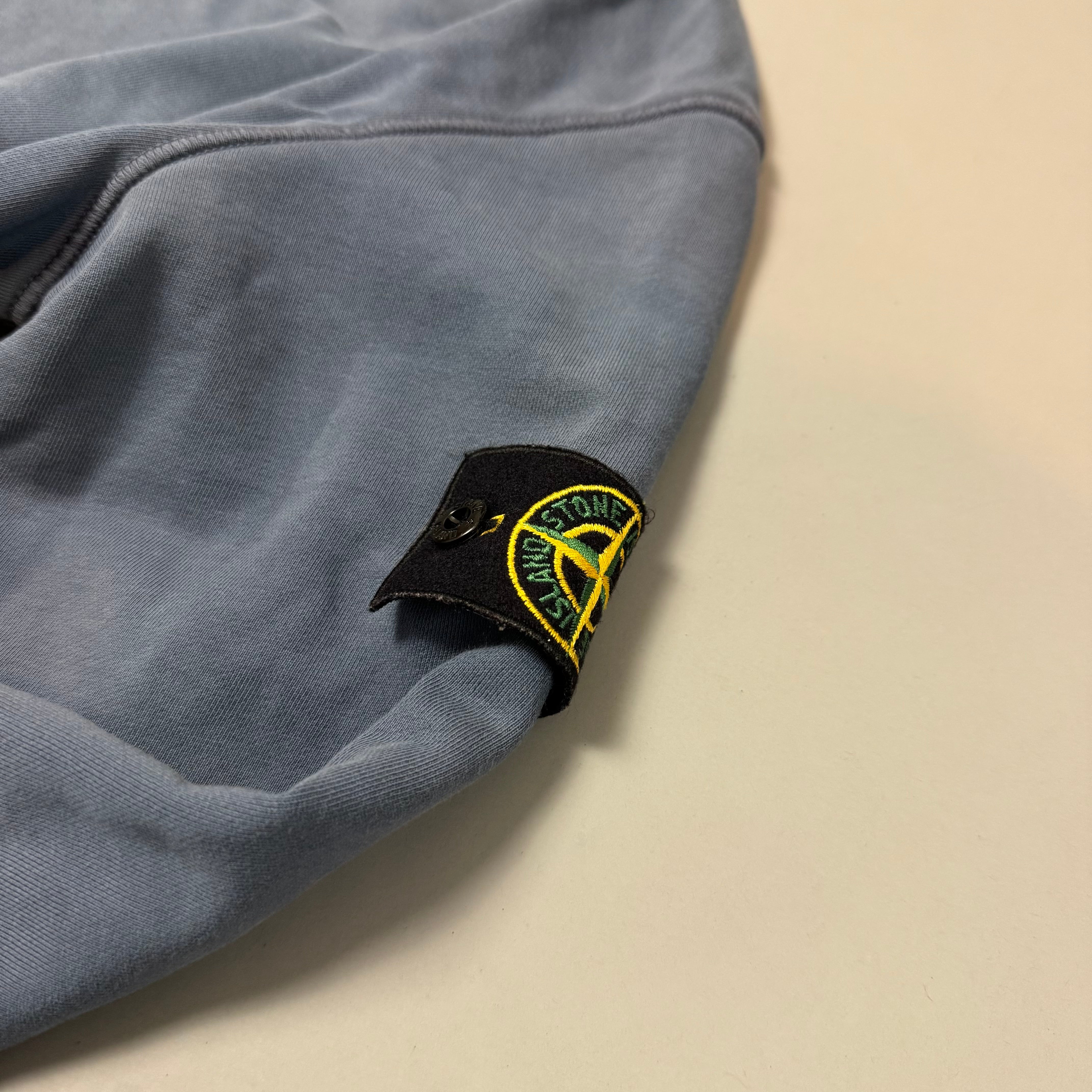Stone Island Avio Blue Sweatshirt - Small