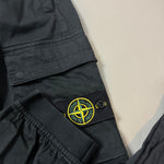 Load image into Gallery viewer, Stone Island Black RE-T Cargo Trousers - W30

