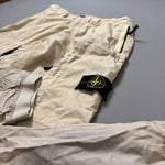 Load image into Gallery viewer, Stone Island Beige CO Cargo Trousers - W32
