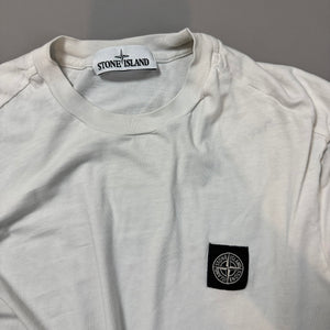 Stone Island White T-shirt - Medium