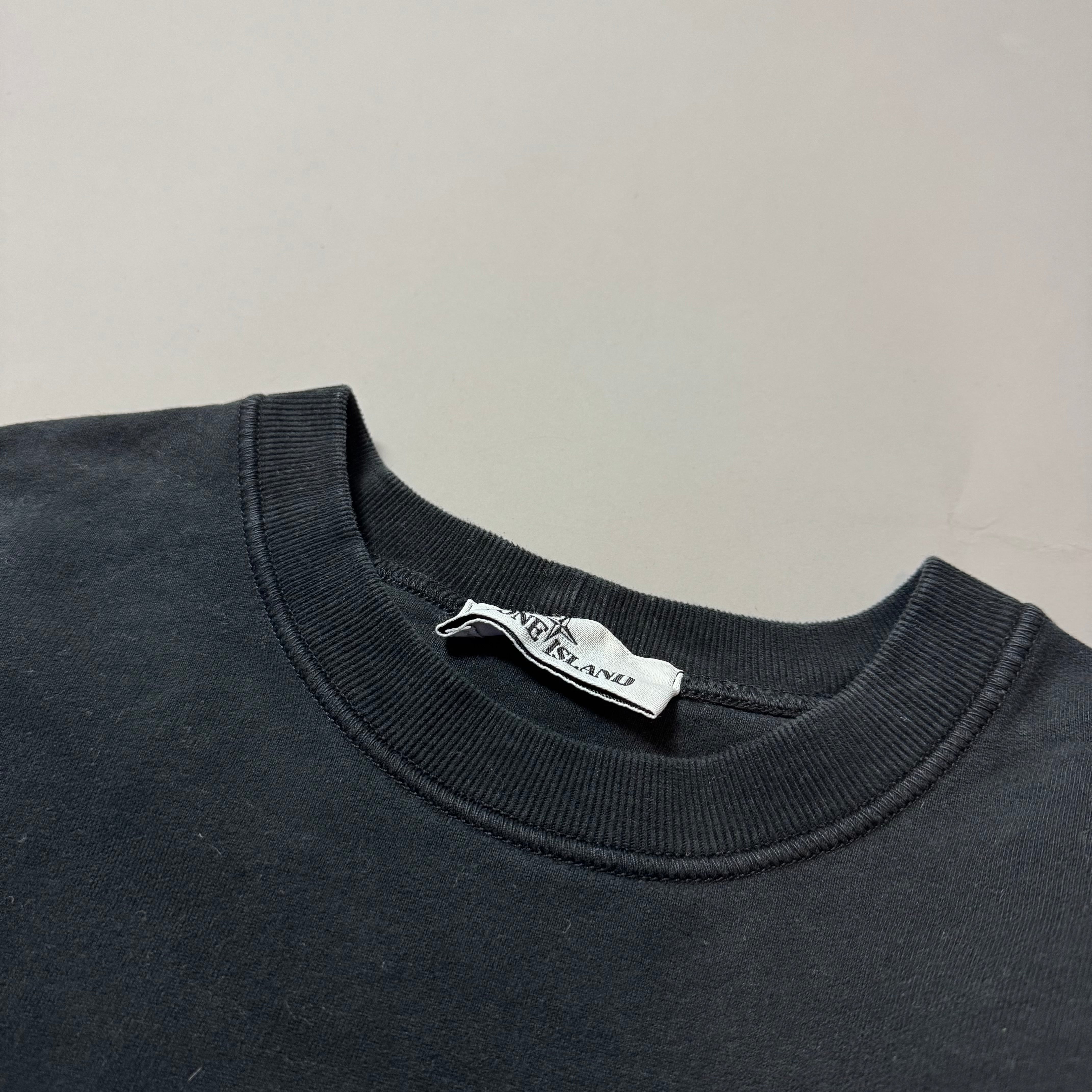 Stone Island Black Sweatshirt - Small