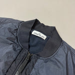 Load image into Gallery viewer, Stone Island Navy Crinkle Reps Cotton Lined Bomber Jacket - XL
