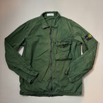 Load image into Gallery viewer, Stone Island Green Cotton Overshirt - XL
