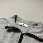 Load image into Gallery viewer, Stone Island 1/4 Zip Grey Cotton Sweatshirt- XXL
