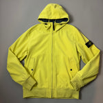 Load image into Gallery viewer, Stone Island Neon Yellow Fleece Lined Soft Shell Jacket - XXL
