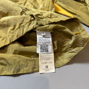 Stone Island Gold Nylon Metal Shimmer Overshirt - XL
