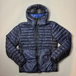 Load image into Gallery viewer, C.P Company Blue Goggle D.D Shell Hooded Down Jacket - Small
