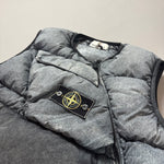 Load image into Gallery viewer, Stone Island Tela Nylon Down Filled Centre Badge Frost Puffer Gilet - Medium
