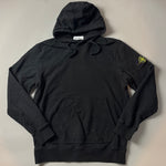 Load image into Gallery viewer, Stone Island Black Cotton Hoodie - XL
