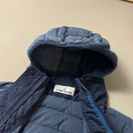Load image into Gallery viewer, Stone Island Navy Loom Woven Down Chambers Stretch Nylon-Tc Jacket - Small
