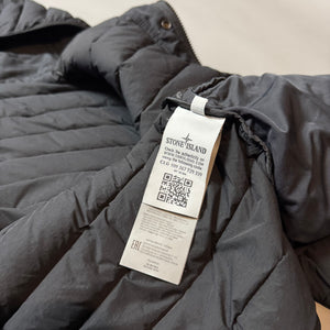 Stone Island Black Loom Woven Down Chambers Stretch Nylon-Tc Jacket - Medium