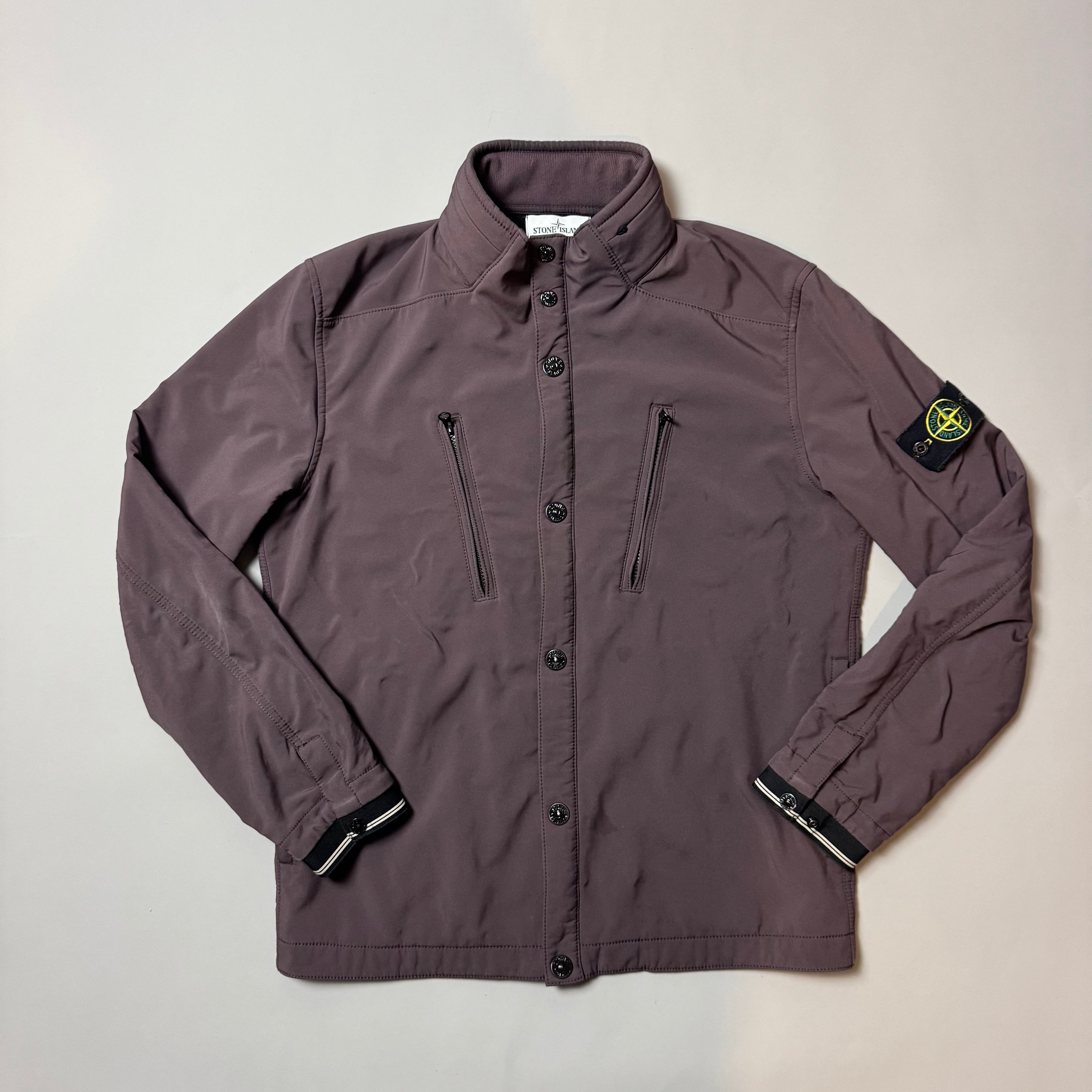 Stone Island Burgundy Soft Shell R - XL