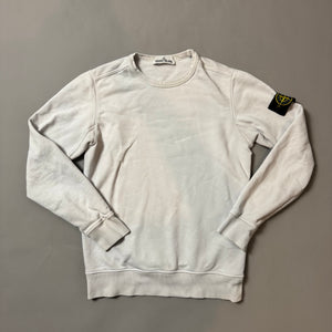 Stone Island White Sweatshirt - Small