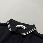 Load image into Gallery viewer, Stone Island Black Long Sleeve Polo Shirt - Large
