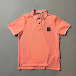 Load image into Gallery viewer, Stone Island Peach Polo Shirt - Large
