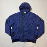 Load image into Gallery viewer, Stone Island Navy Blue Comfort Tech Composite Hooded Jacket - Large
