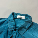 Load image into Gallery viewer, Stone Island Blue Nylon Metal Shimmer Overshirt - Medium

