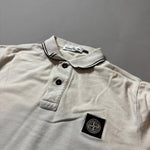 Load image into Gallery viewer, Stone Island White Polo Shirt - Medium
