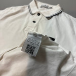 Load image into Gallery viewer, Stone Island White Polo Shirt - Large

