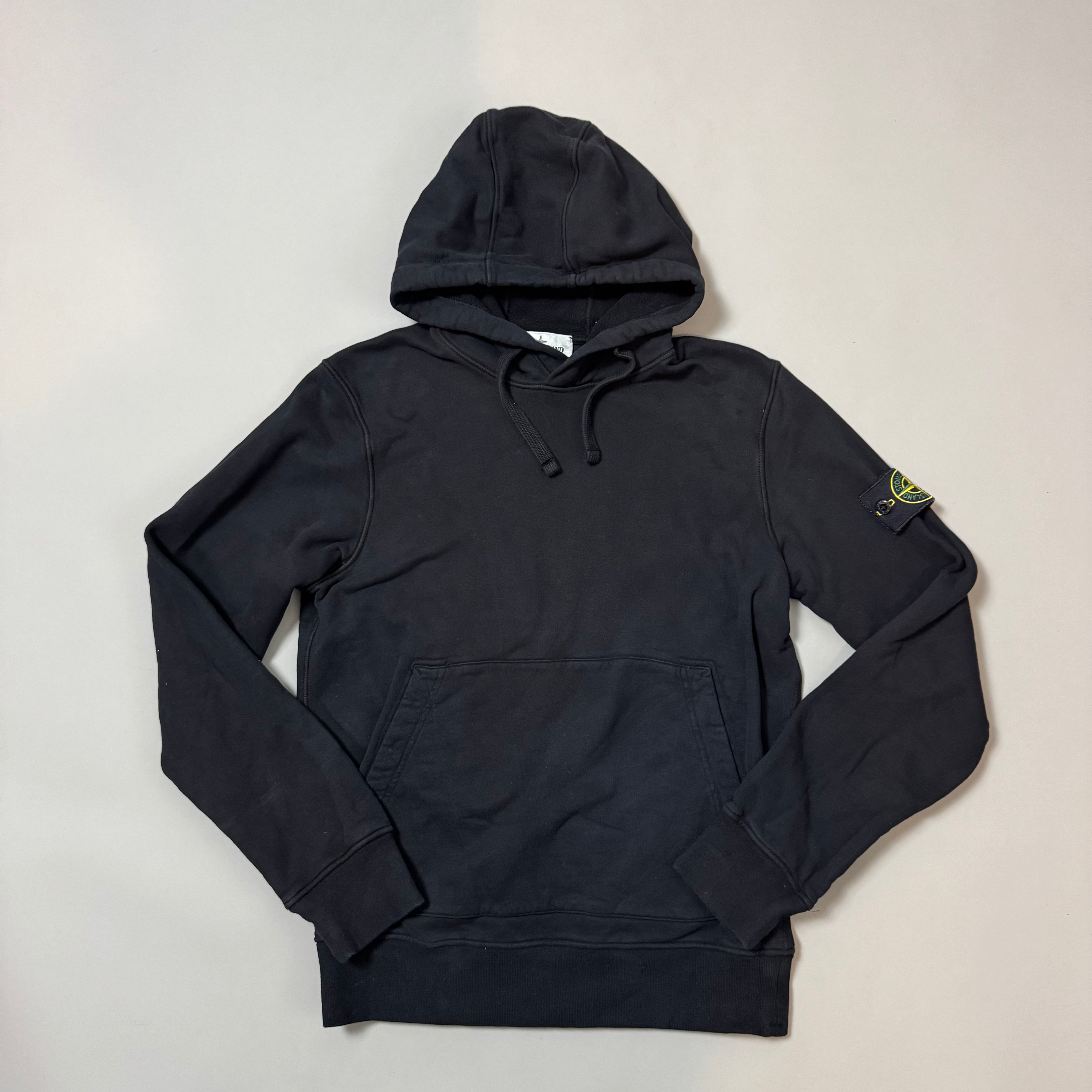 Stone Island Navy Hoodie - Small
