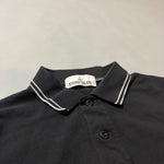 Load image into Gallery viewer, Stone Island Black Polo Shirt - Small
