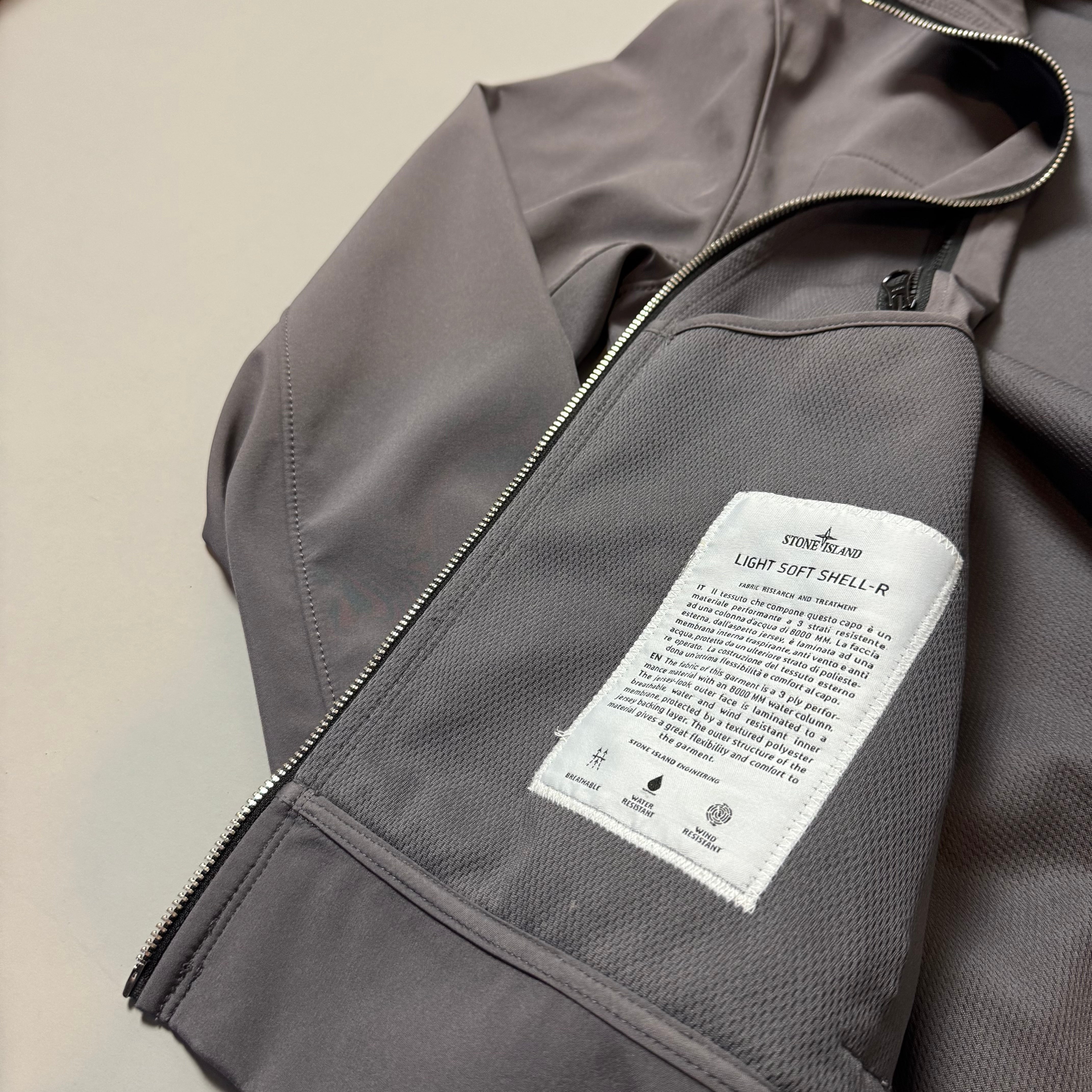 Stone Island Purple Light Soft Shell R - Medium