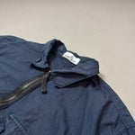 Load image into Gallery viewer, Stone Island Navy Cotton Overshirt- Medium
