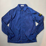 Load image into Gallery viewer, Stone Island Electric Blue Nylon Metal Shimmer Overshirt - Large
