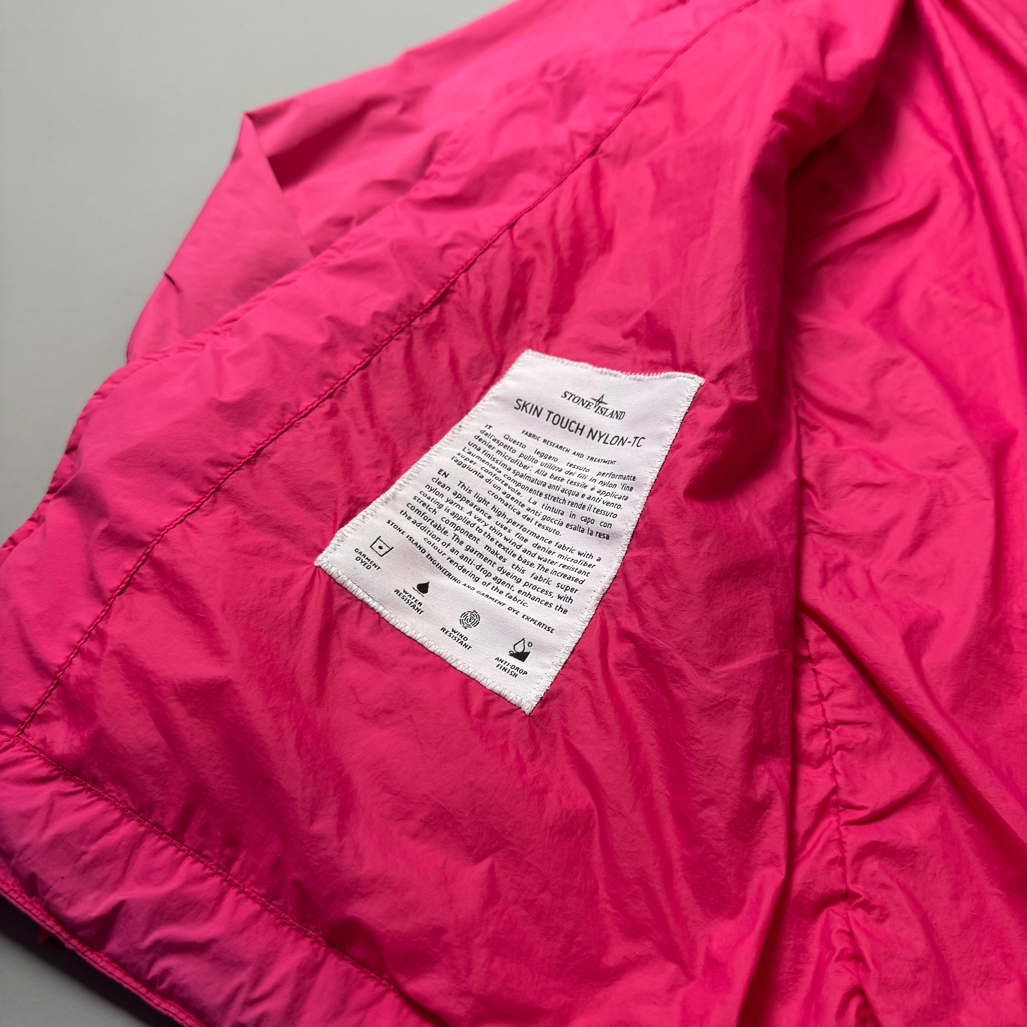 Stone Island Pink Skin Touch Nylon TC - Medium