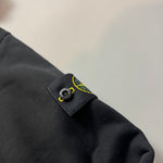 Load image into Gallery viewer, Stone Island Black Zip Up Cotton Hoodie- Large
