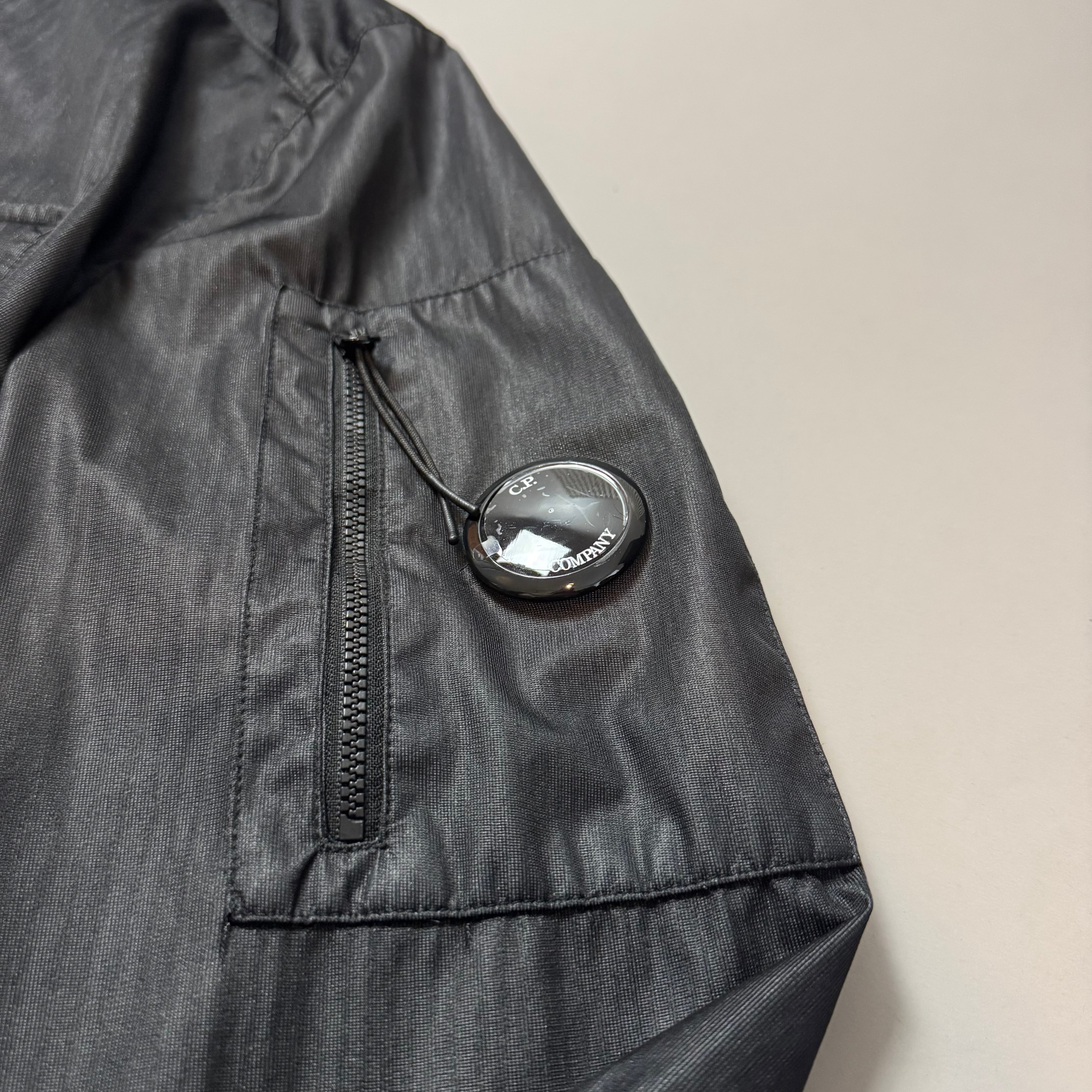 C.P Company Lino Wax Field Jacket Black - Size 52 / XL