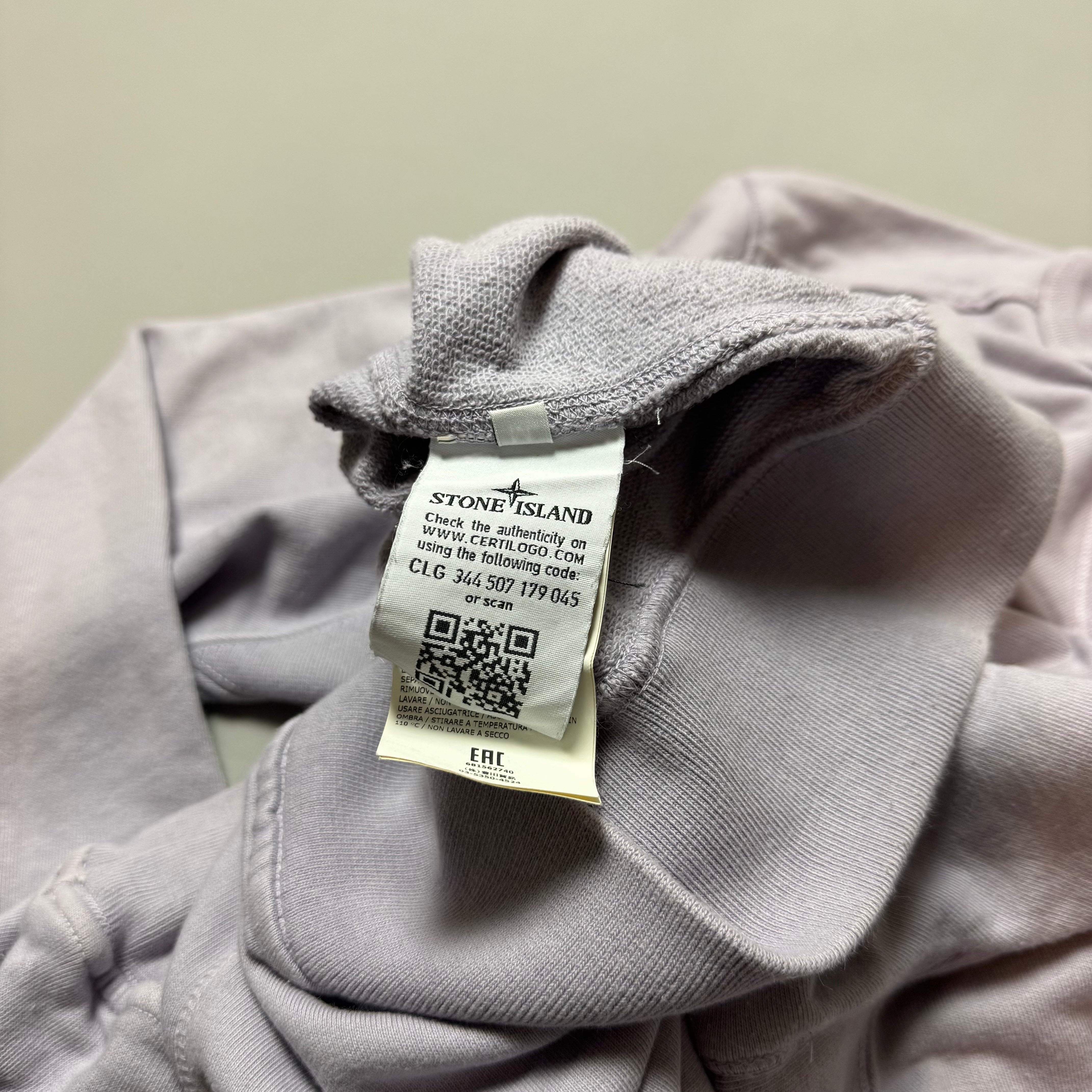 Stone Island Lavender Sweatshirt - Medium