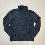 Load image into Gallery viewer, Stone Island Navy Micro Reps Packable Hooded Jacket - Large
