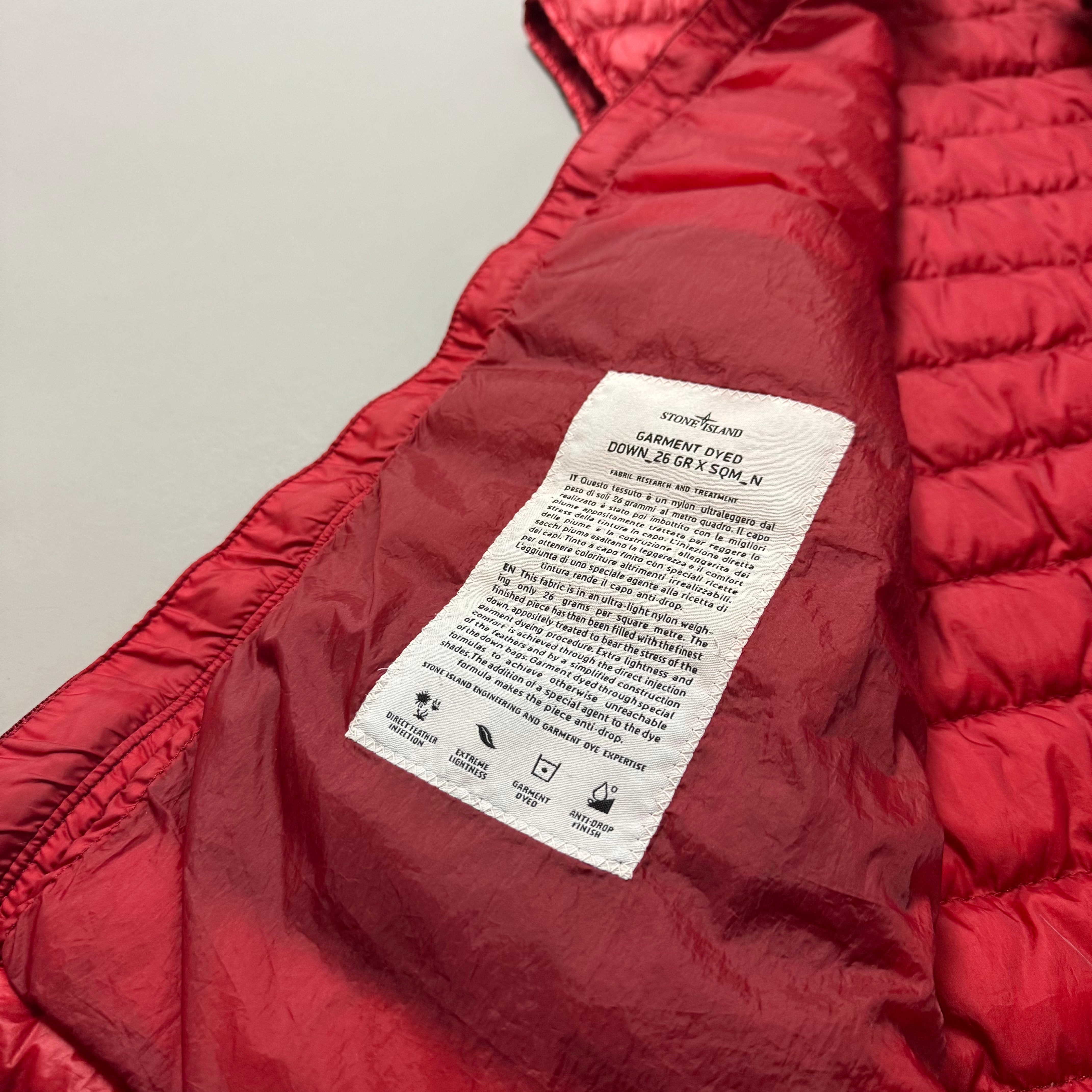 Stone Island Down_26 GR X SQM_N - Ultra Light Down Gilet - Medium