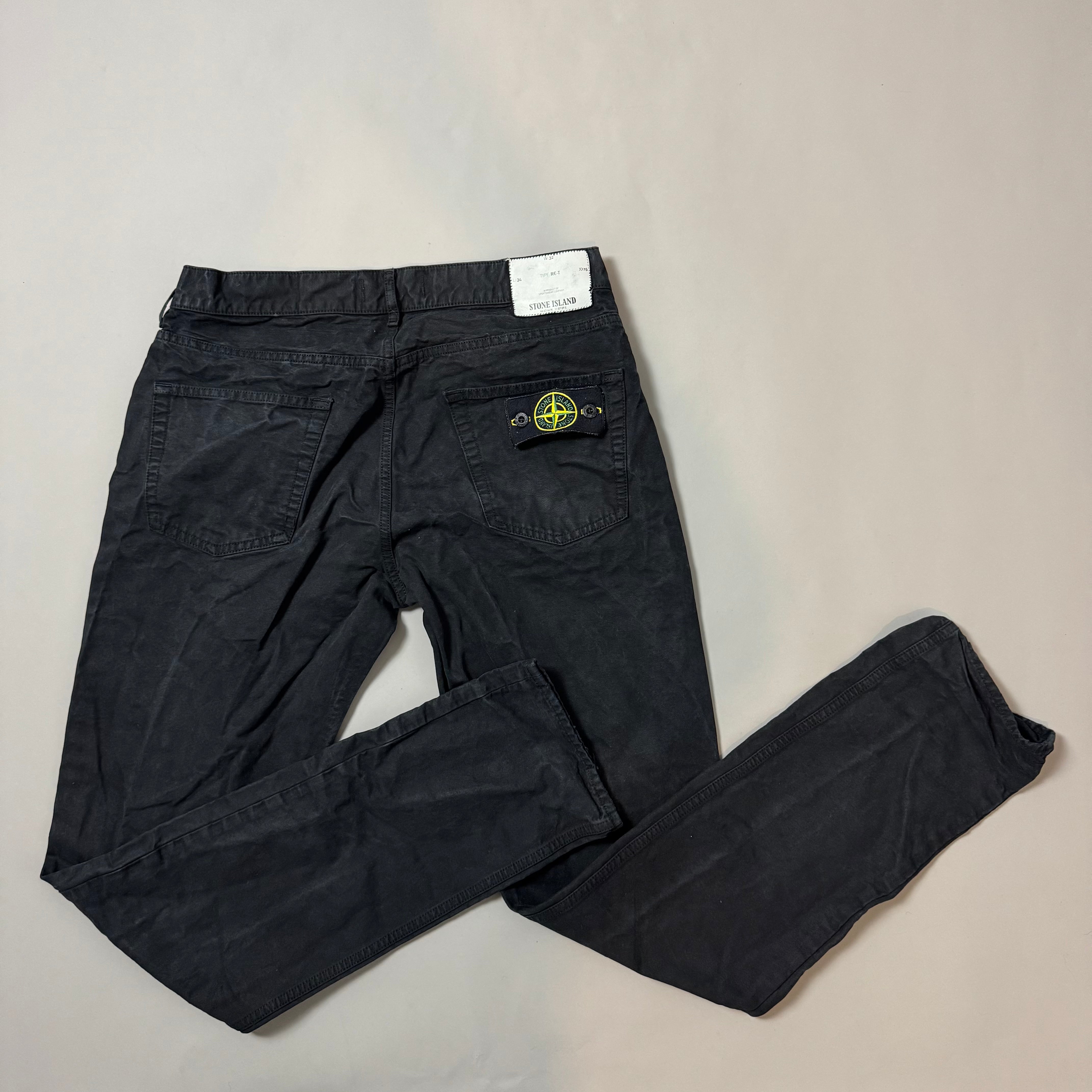 Stone Island Black Jeans - W32