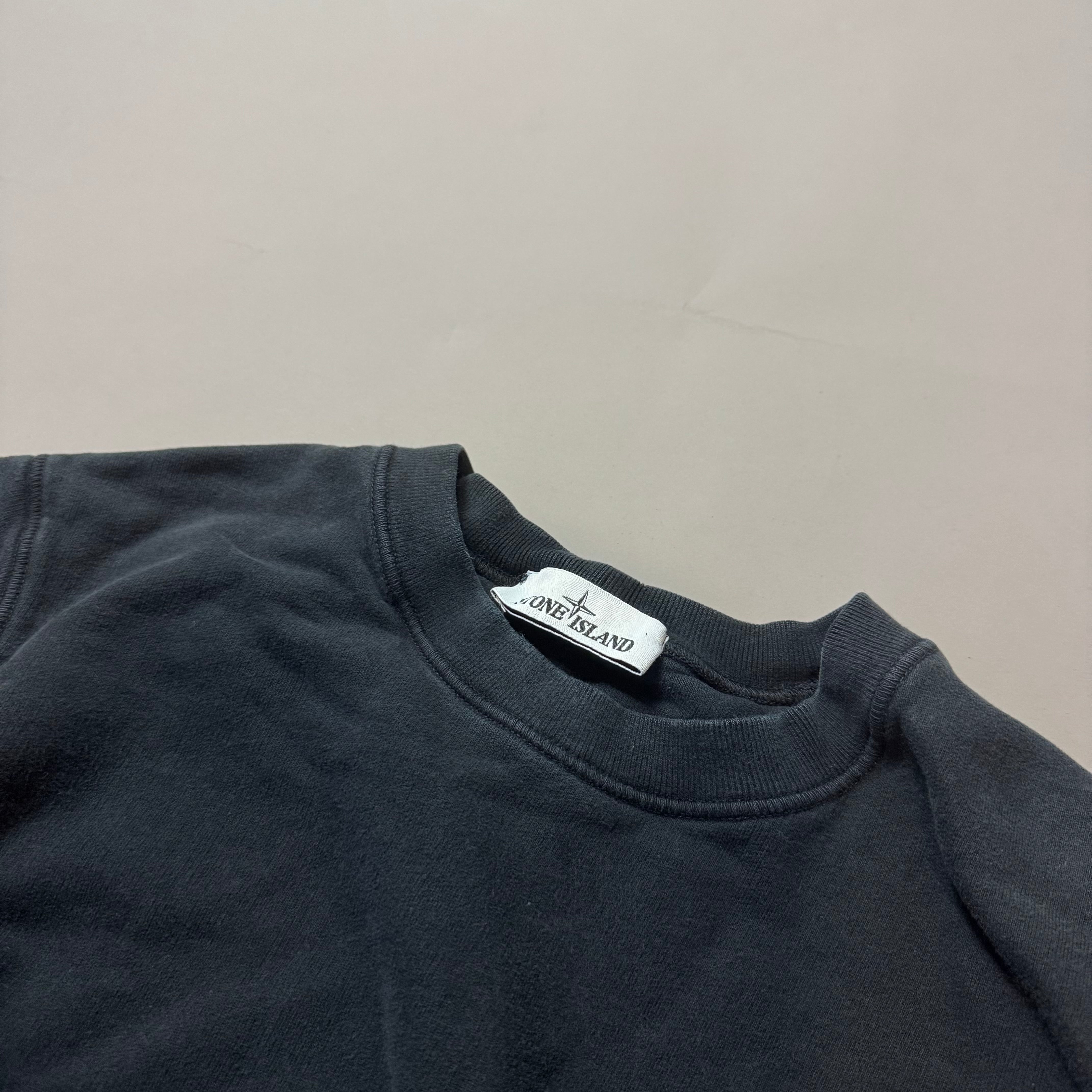 Stone Island Black Sweatshirt - Large