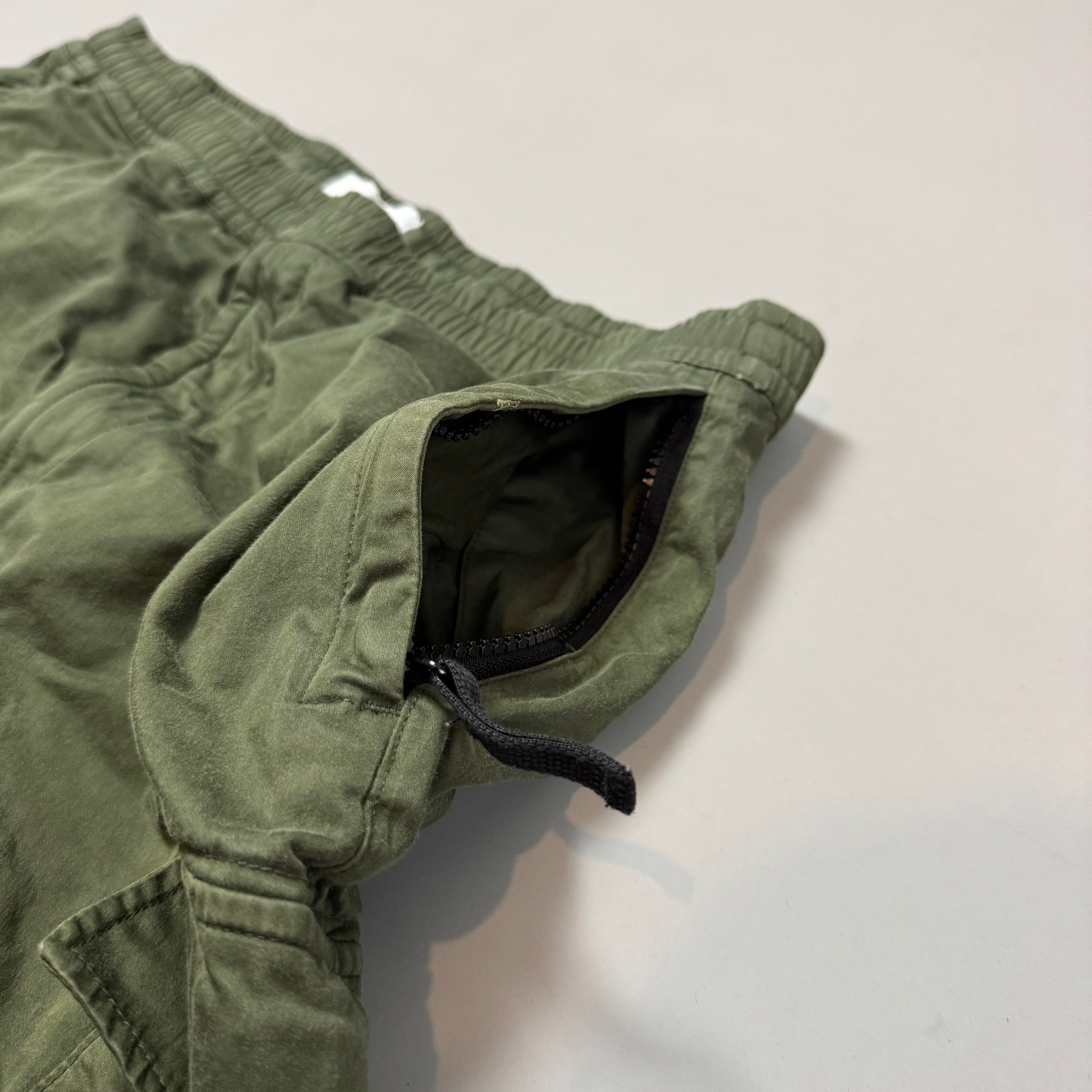 Stone Island Green RE-T Cargo Trousers - W36