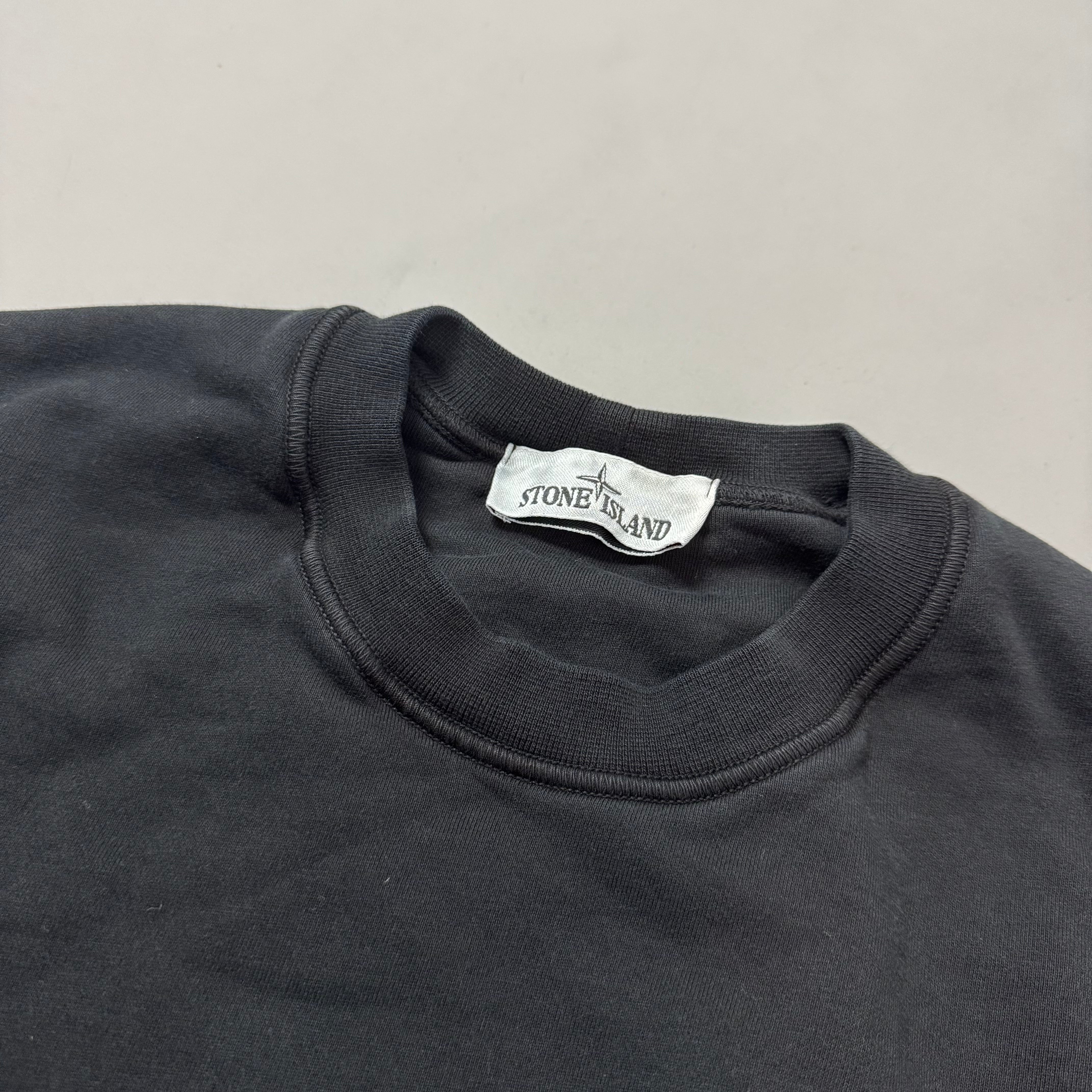 Stone Island Black Sweatshirt - Large