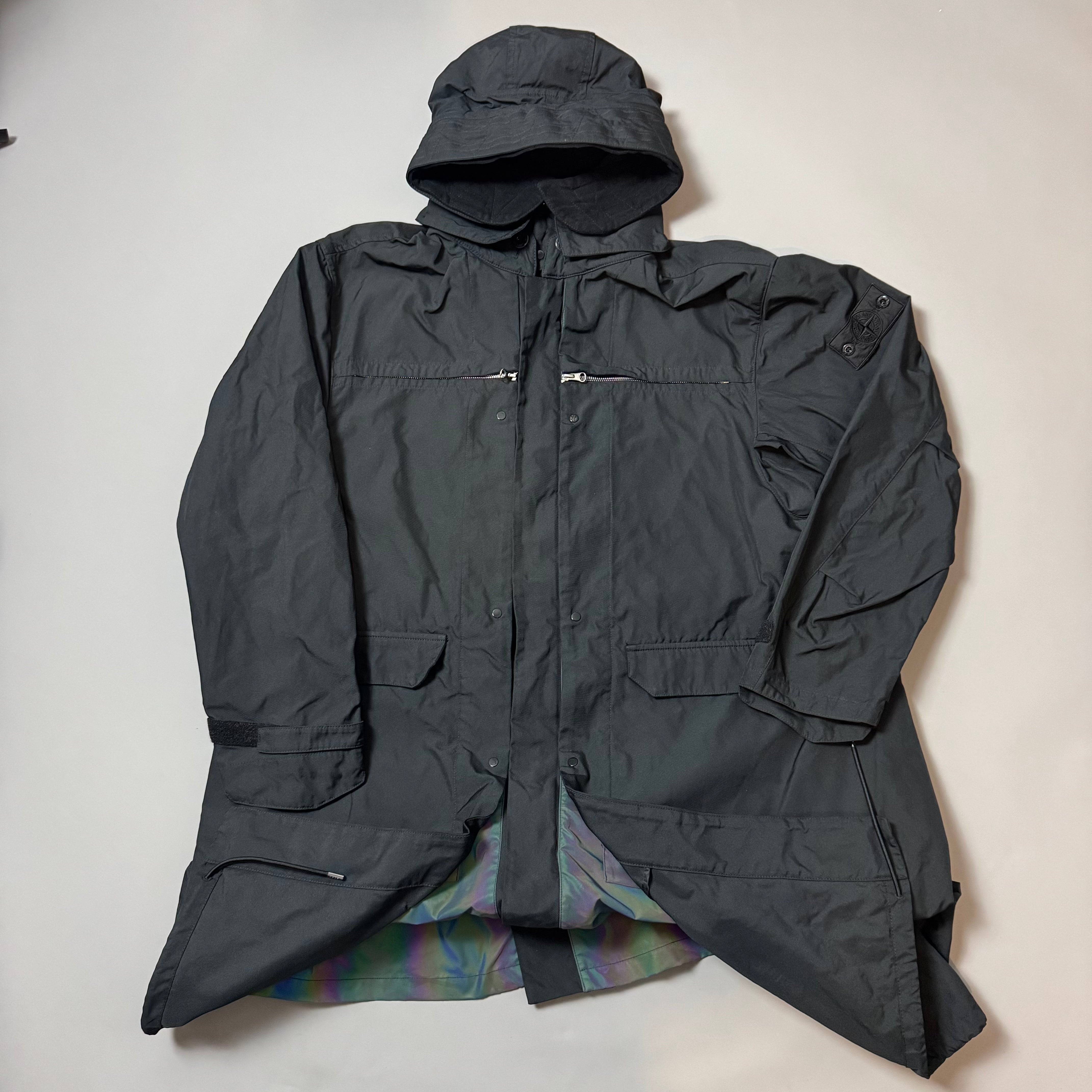 Stone Island Stealth Diagonal Polyester + Scarbeo Parka - XL