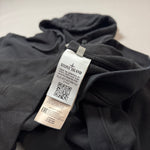 Load image into Gallery viewer, Stone Island Black Zip Up Hoodie - XL
