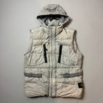 Load image into Gallery viewer, Stone Island Beige Crinkle Reps R NY Down Gilet - Large

