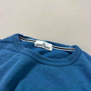 Stone Island Blue Lightweight Sweatshirt - XXL