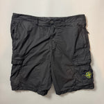 Load image into Gallery viewer, Stone Island Black RE Cargo Shorts - W36
